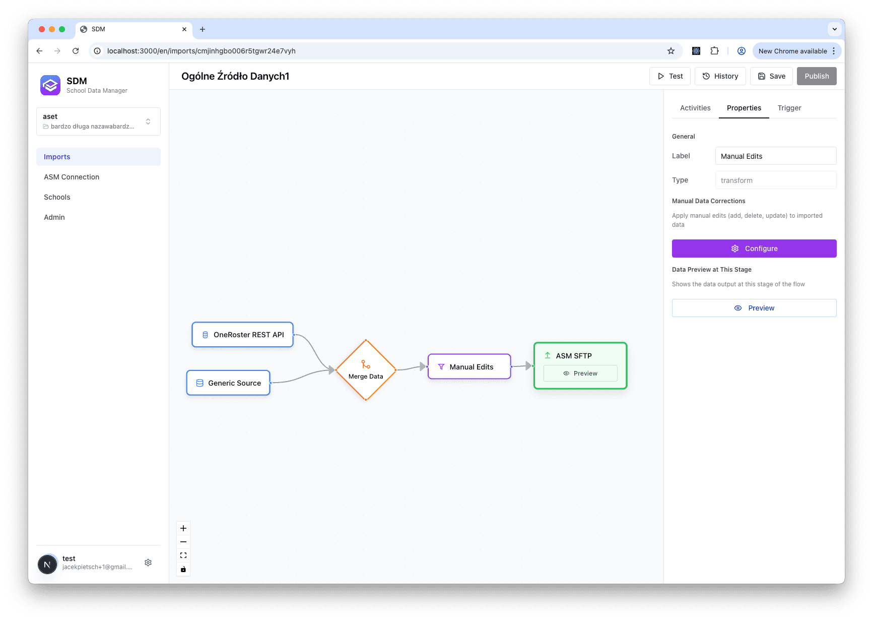 Advanced Flow Editor